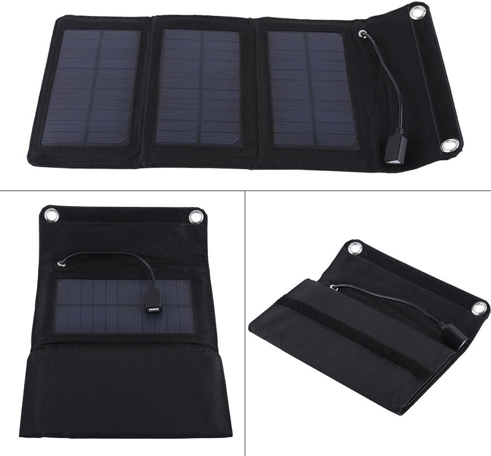 Centrale solaire Premium de nombreux panneaux - pliable avec sortie USB