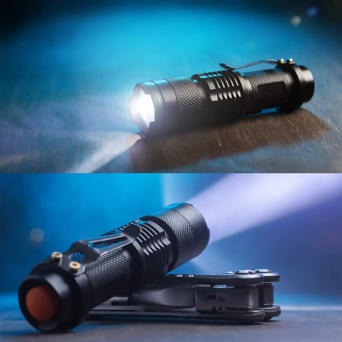 Survival set complete - survival tools for outdoors including paracord, lamp, whistle, fire steel