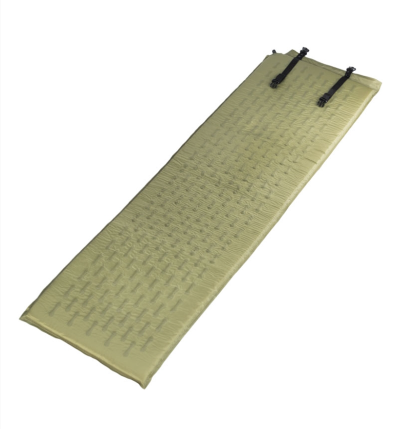 Sleeping mat / thermal mat Waffle self-inflating olive