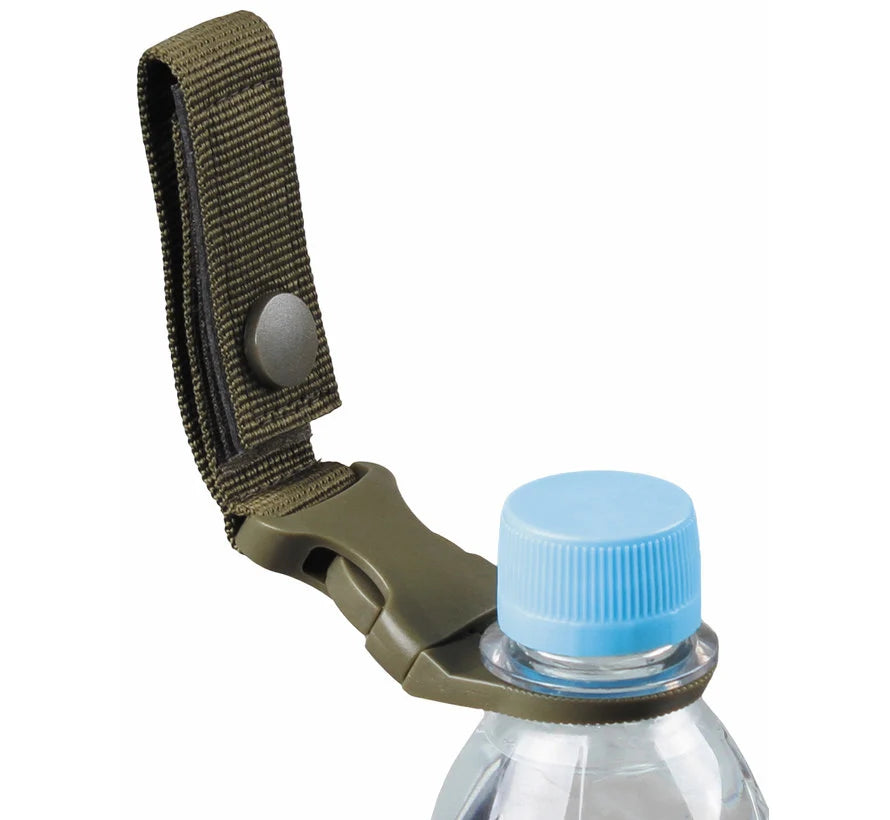 Ausverkauf: Flaschenhalter Molle Universal MFH - Flaschenhalter - oliv - für Gürtel und "MOLLE"-System