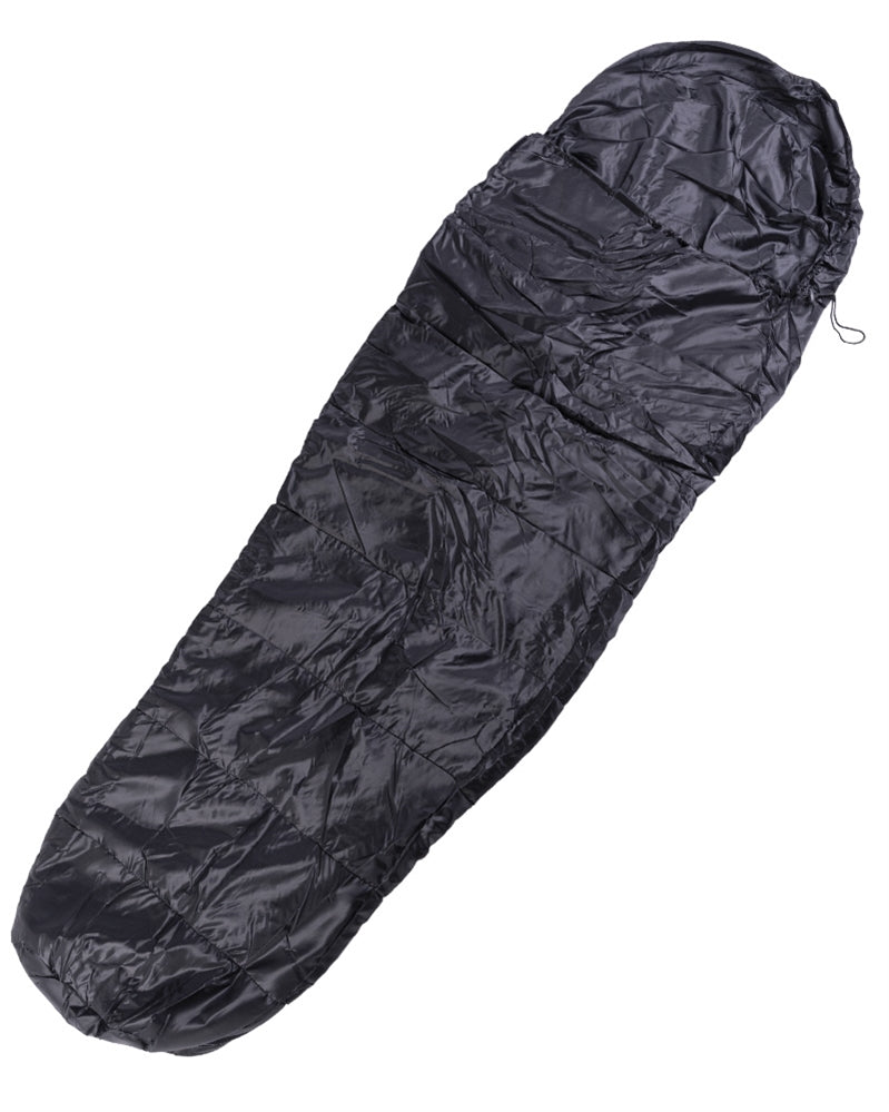 Ausverkauf: Schlafsack in Schwarz Active Forever bis 5 Grad.