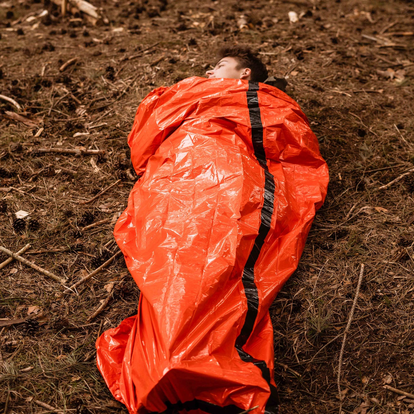 Sac de couchage d'urgence bivouac - ultra léger et chaud