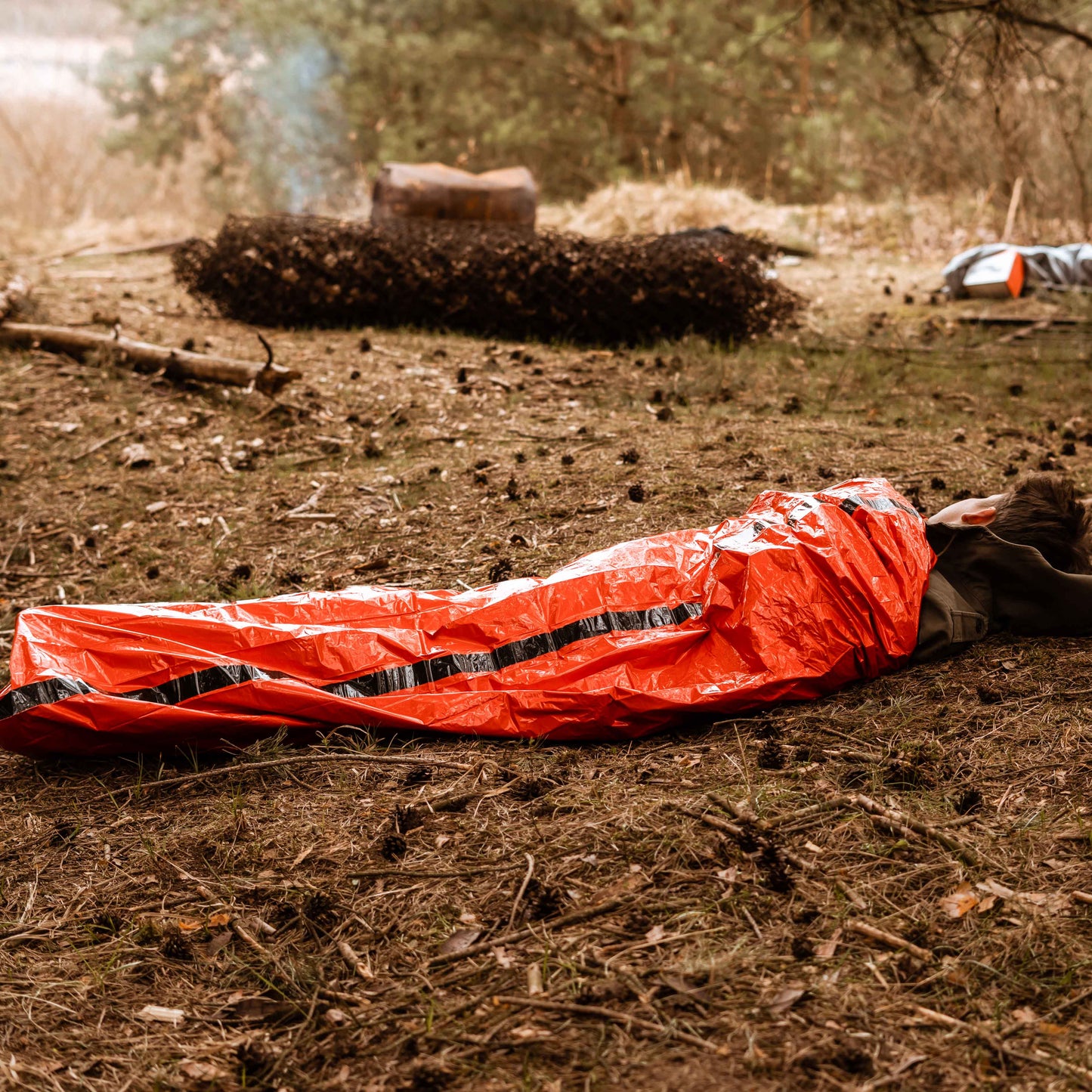 Sac de couchage d'urgence bivouac - ultra léger et chaud