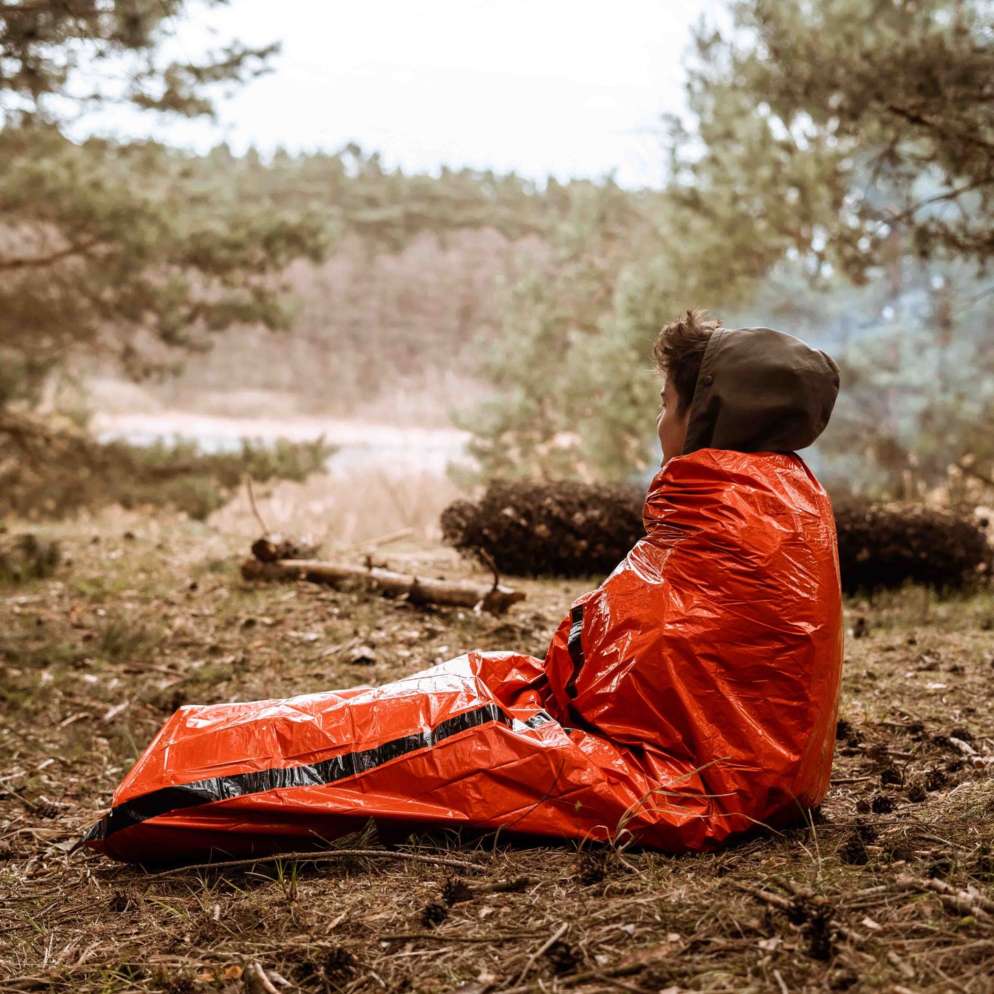 Sac de couchage d'urgence bivouac - ultra léger et chaud