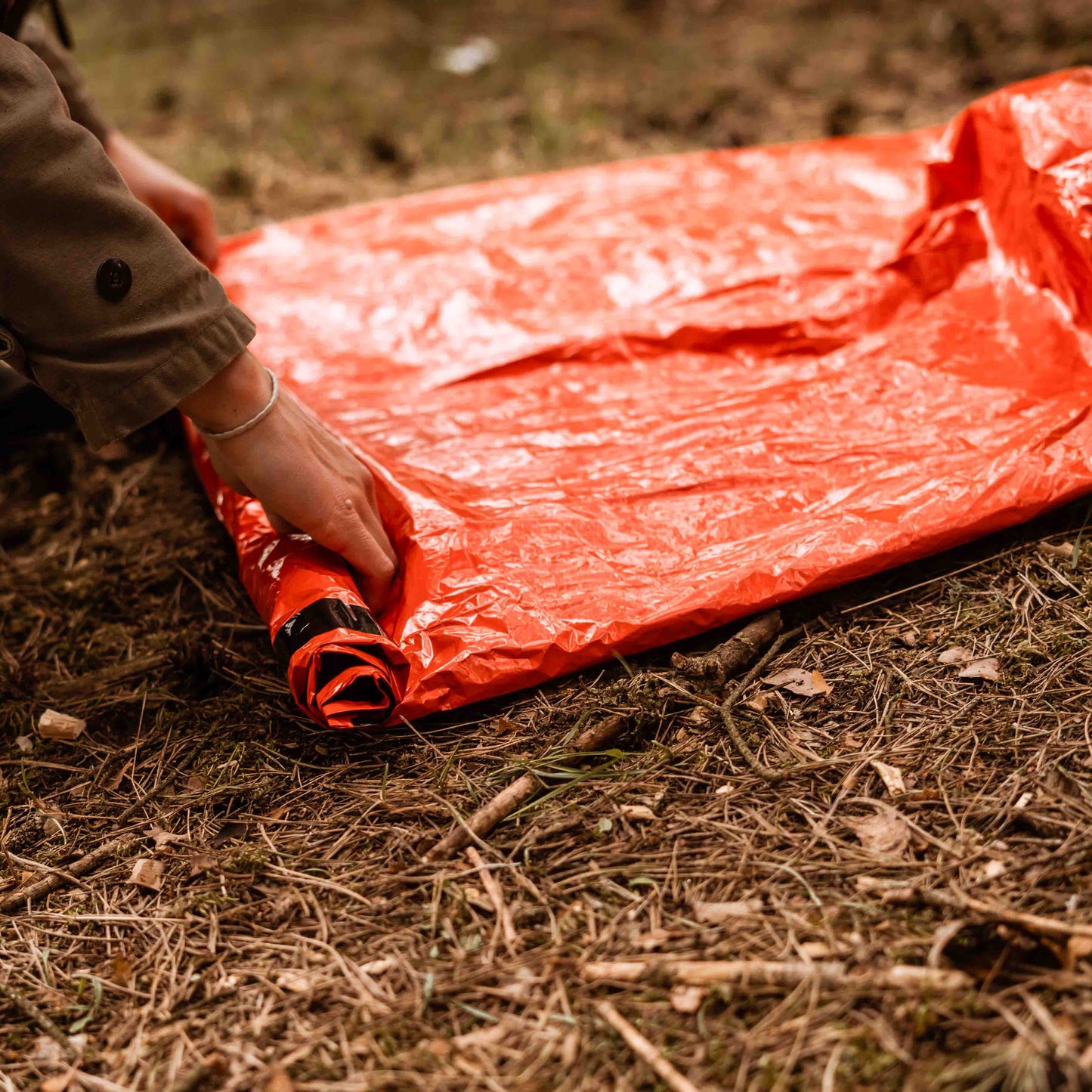 Sac de couchage d'urgence bivouac - ultra léger et chaud