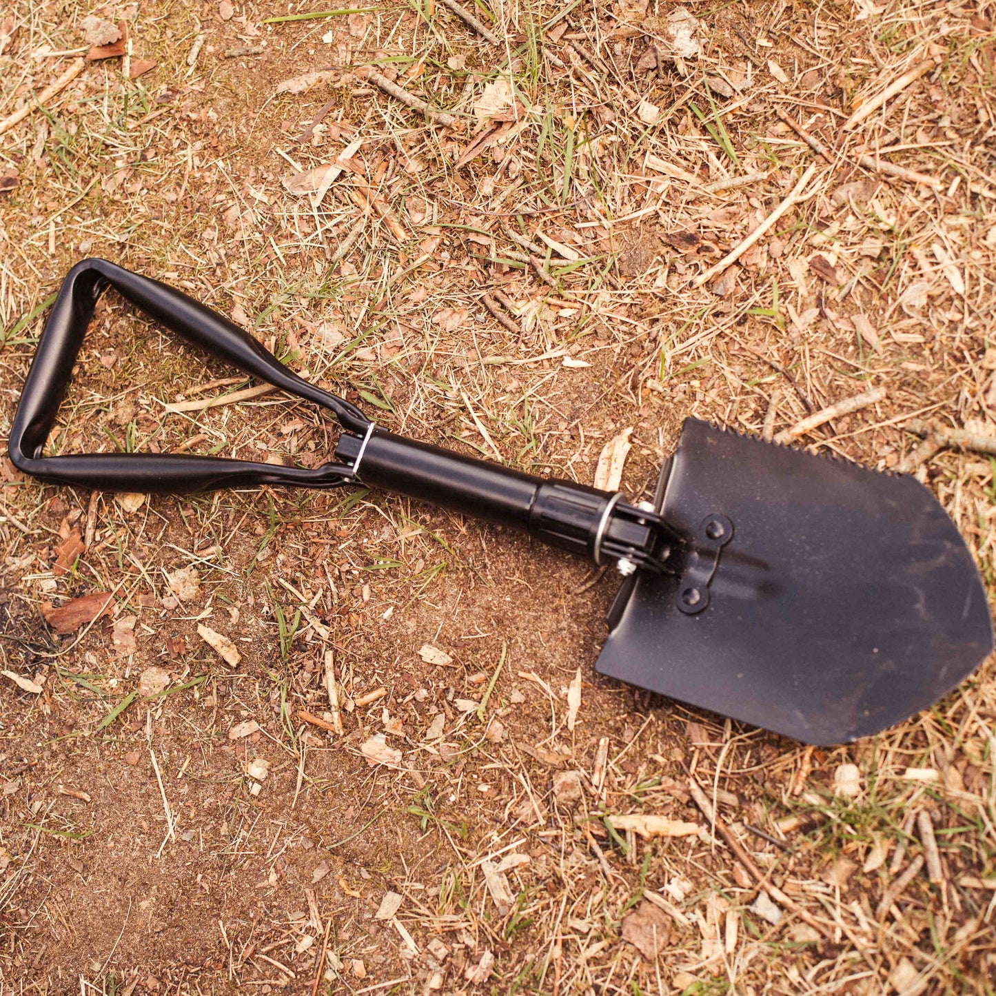 Bundeswehr folding spade with pickaxe - Bw spade shovel foldable