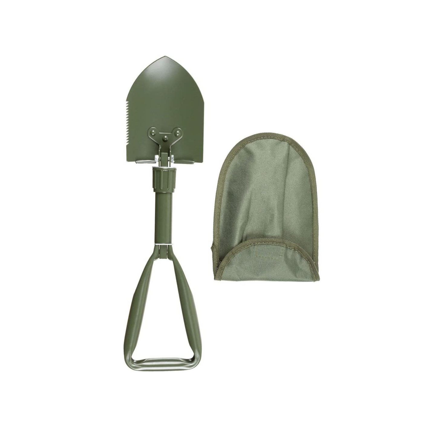 Bundeswehr folding spade with pickaxe - Bw spade shovel foldable
