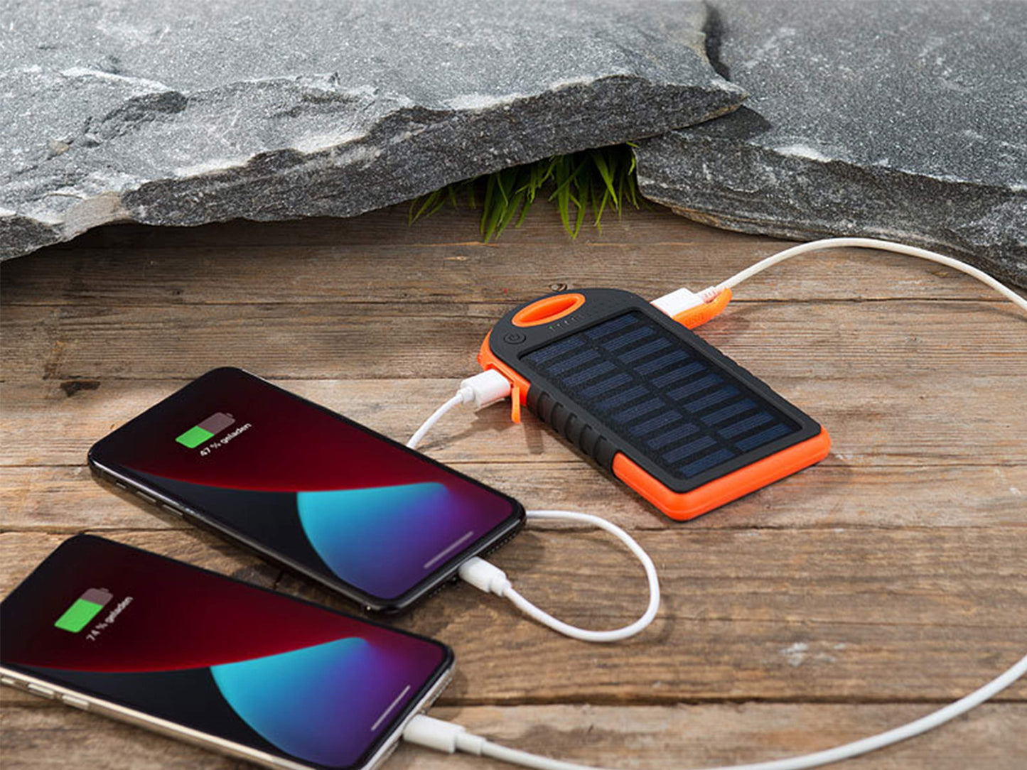 Solar Powerbank Premium - chargez vos appareils partout - gagnant du test