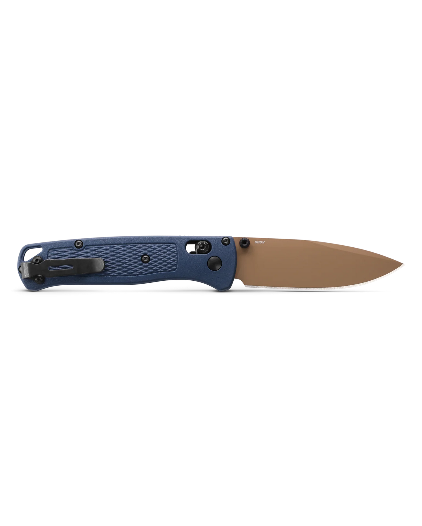Benchmade 535FE-05 BUGOUT, Crater Blue Grivory, couteau de poche Axis EDC