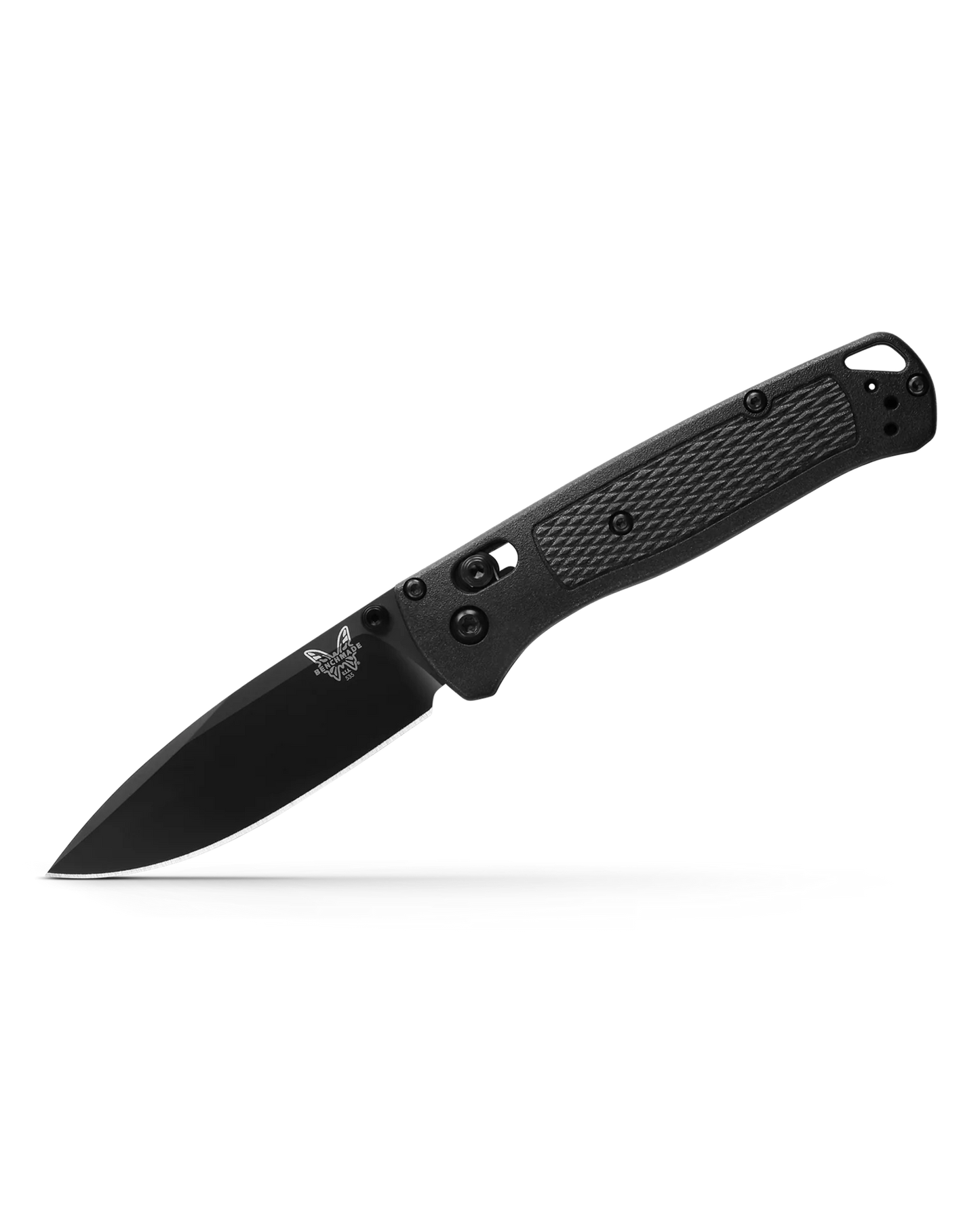 Benchmade 535BK-2 BUGOUT, All black, couteau de poche Axis EDC