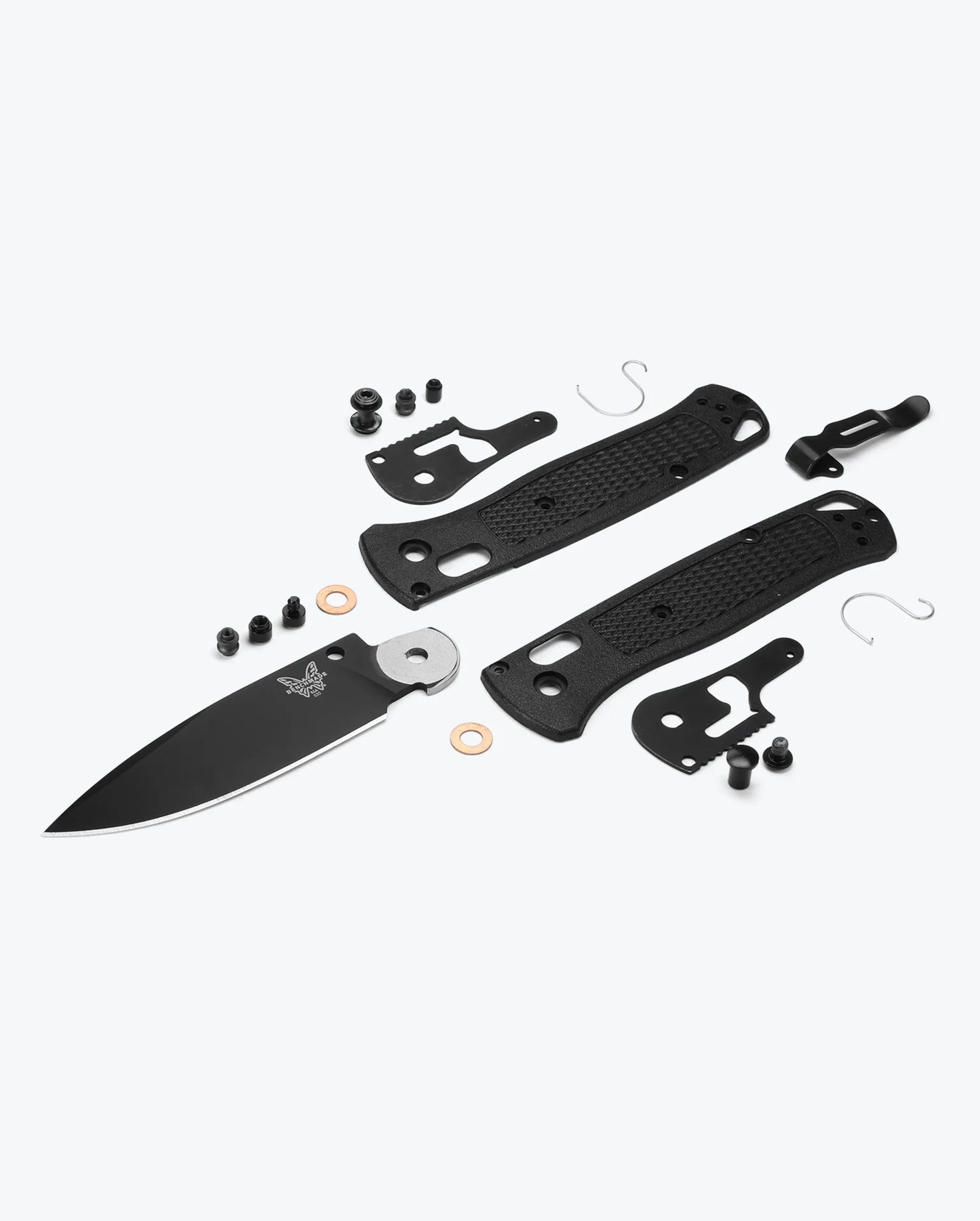 Benchmade 535BK-2 BUGOUT, All black, couteau de poche Axis EDC