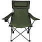 Folding chair, "Deluxe", black, back and. armrest
