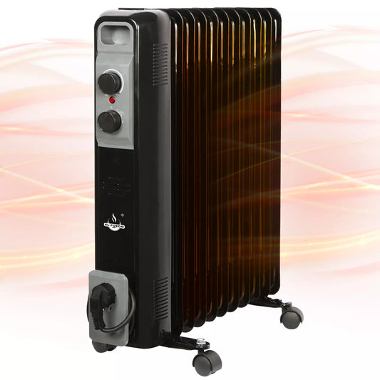 Ausverkauf: Premium Ölradiator Ölheizung - 2500 W  - Notheizung - Ölheizung