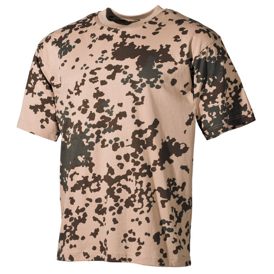 T-shirt US, demi-manches, camouflage tropical BW, 170 g/m²