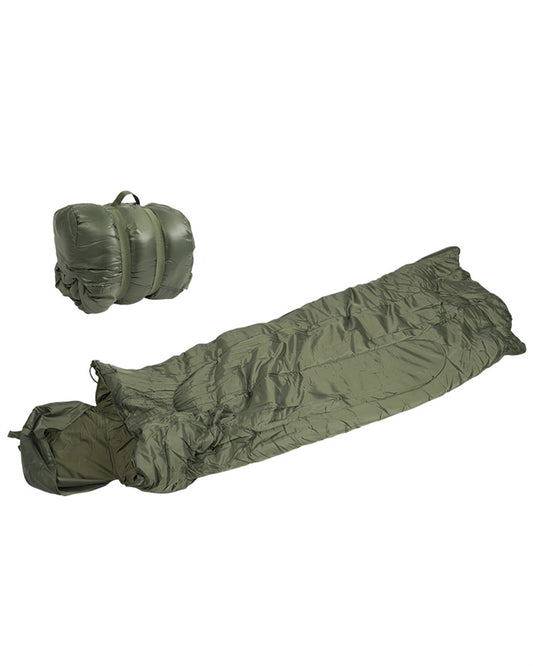 "Pilot" sleeping bag in olive