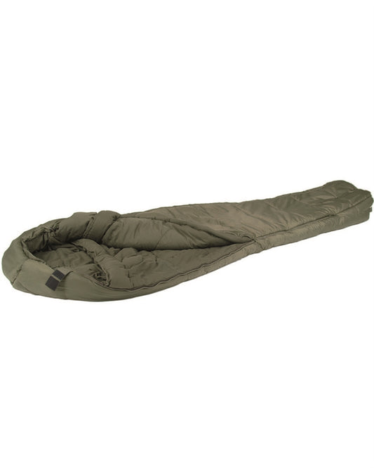 Mummy sleeping bag 3D hollowfibre in olive