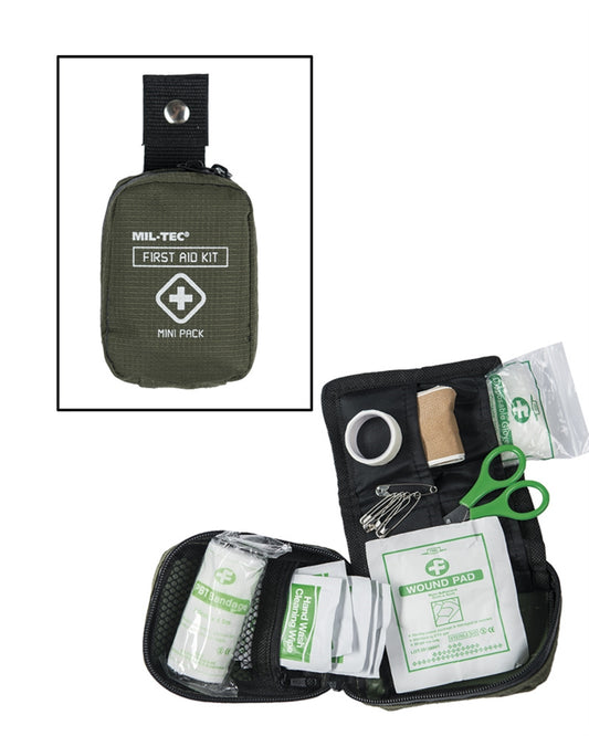 First Aid First Aid Kit Pack Mini Olive