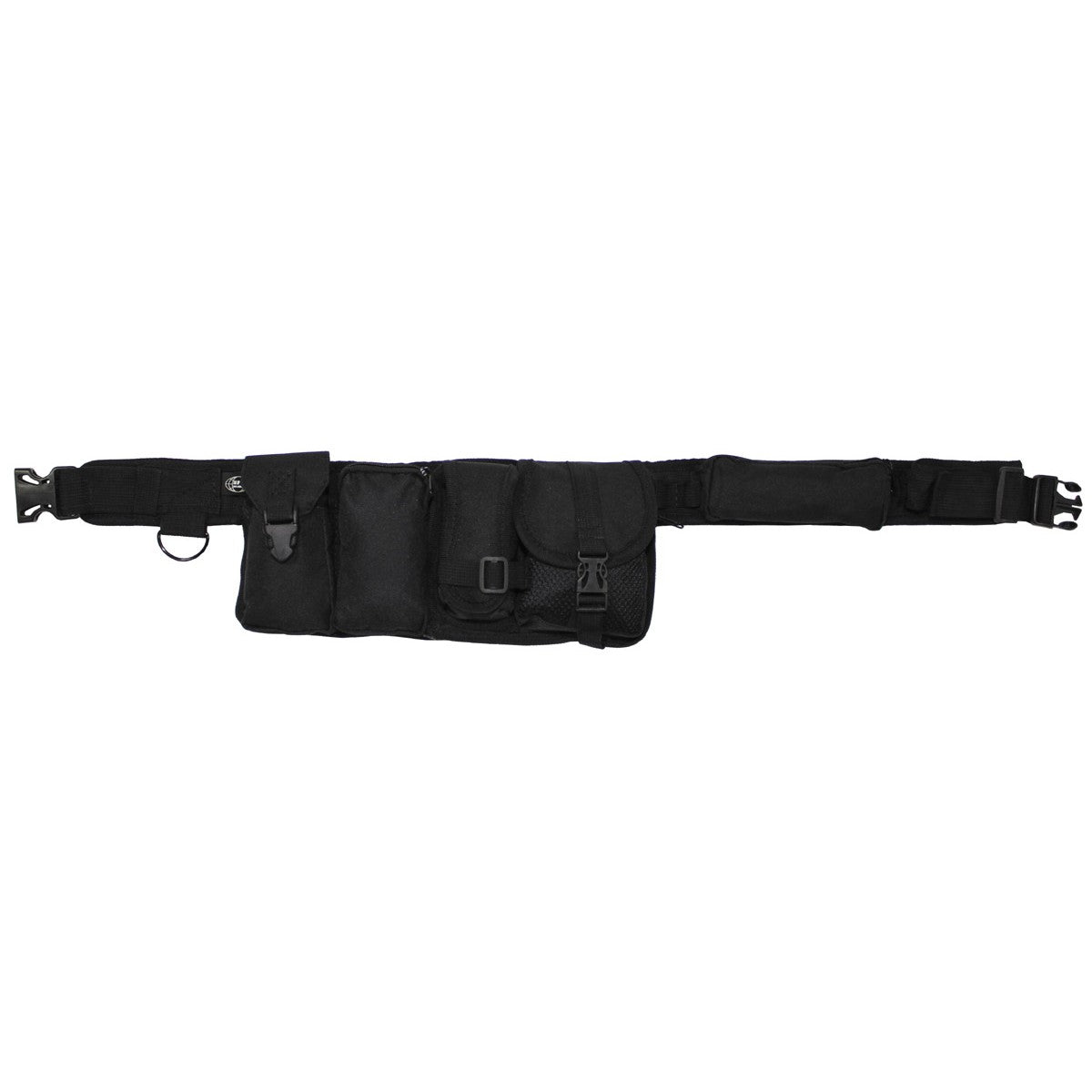 Ceinture abdominale, avec 6 poches, environ 5,5 cm, noire