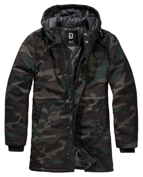 Parka camouflage à grille