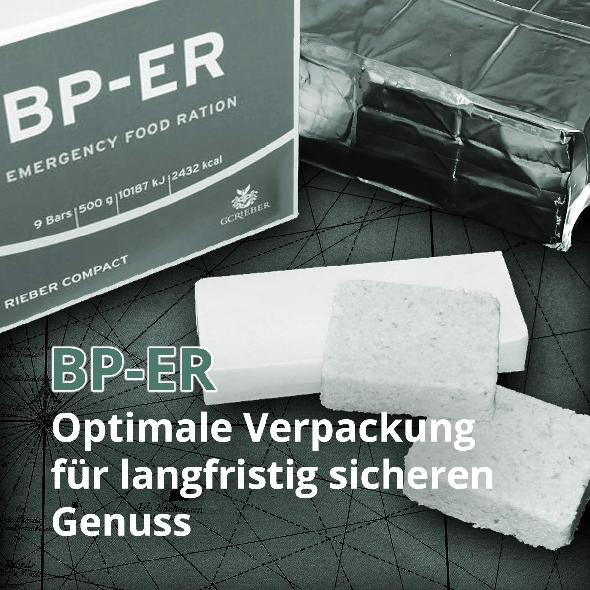 Emergency ration BP-ER 28 days approx. 60000kcal - Compact, durable, light emergency food BP-ER