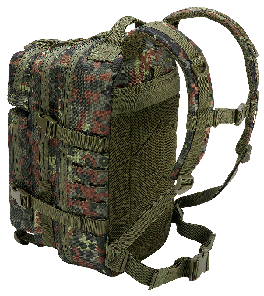 Sac à dos Molle US combat backpack Flecktarn Tactical Lasercut PATCH medium