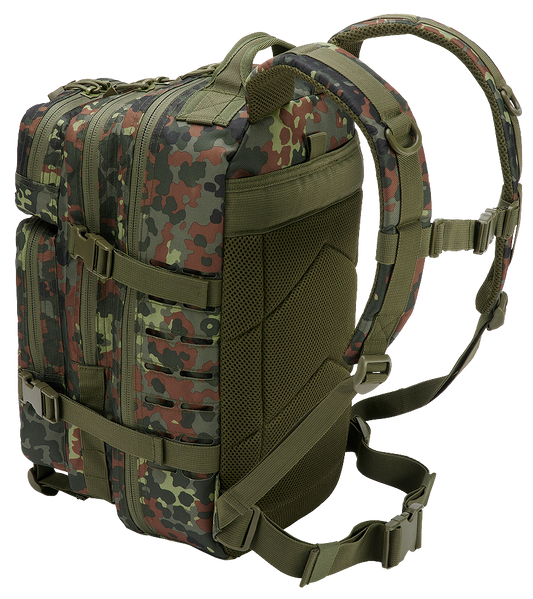 Sac à dos Molle US combat backpack Flecktarn Tactical Lasercut PATCH medium