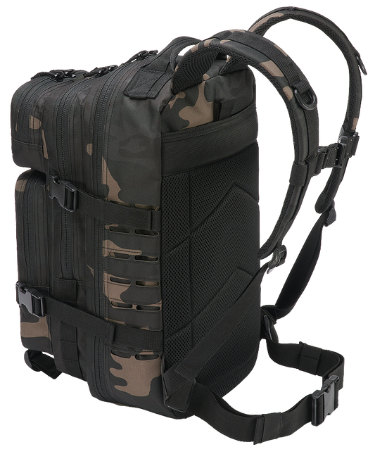Sac à dos Molle US Combat Backpack Dark Camo Tactical Lasercut PATCH medium