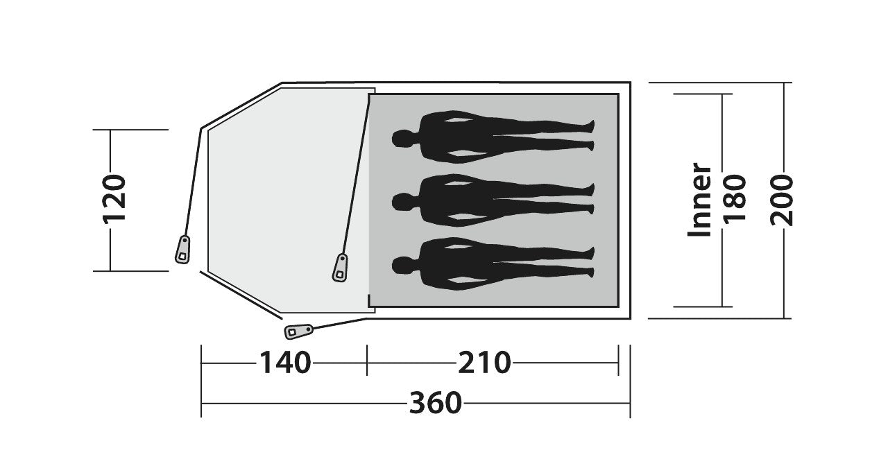 Dome tent Eclipse 3000