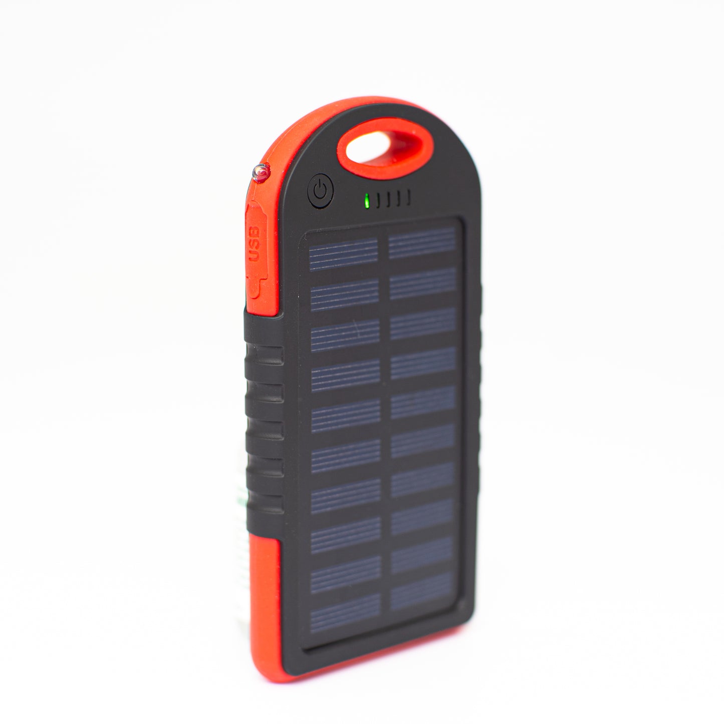 Batterie externe solaire Panneau solaire haut de gamme avec batterie externe, lampe et 2 sorties USB - charge directement avec le soleil pour une alimentation de secours