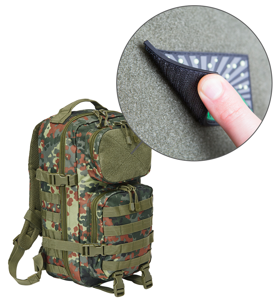 Sac à dos Molle US combat backpack Flecktarn Tactical Cooper PATCH medium