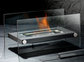 Glass fireplace - table fireplace