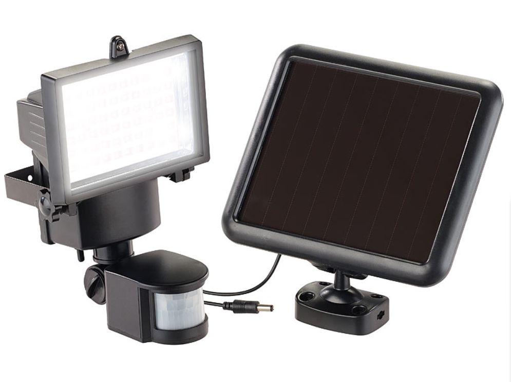 Solar LED-Licht - 600 Lumen - Bewegungssensor/Bewegungsmelder