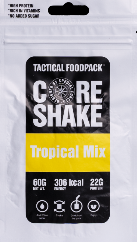Core Shake Tropical Mix - Soft Drink - Emergency Ration - Food Ration - Emergency Drink - Emergency Supply - Emergency Pack/Food Pack - Food Ration - Survival Ration - Survival Food - Nutrients/Nutrition Energy Drink -