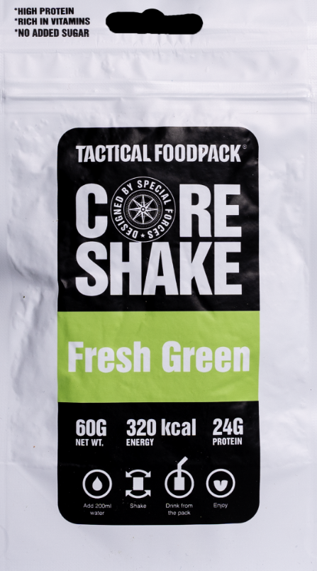 Core Shake Fresh Green - Soft Drink - Emergency Ration - Food Ration - Emergency Drink - Emergency Supply - Emergency Pack/Food Pack - Food Ration - Survival Ration - Survival Food - Nutrients/Nutrition Energy Drink -