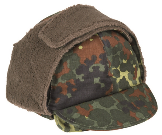 Winter hat camouflage