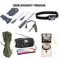 Sac à dos d'urgence Premium - Kit de survie complet avec radio solaire