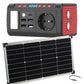 Solar panel with power bank for laptops & other devices Emergency power generator Solar power bank