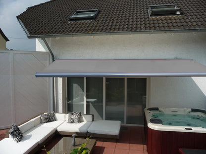 Electric full cassette awning 600 x 300 cm