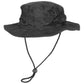 Tactical Boonie - Chapeau Bush, Mentonnière Camo Noir